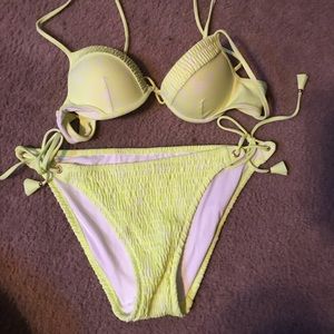 Victoria secret swim suit top and bottoms set